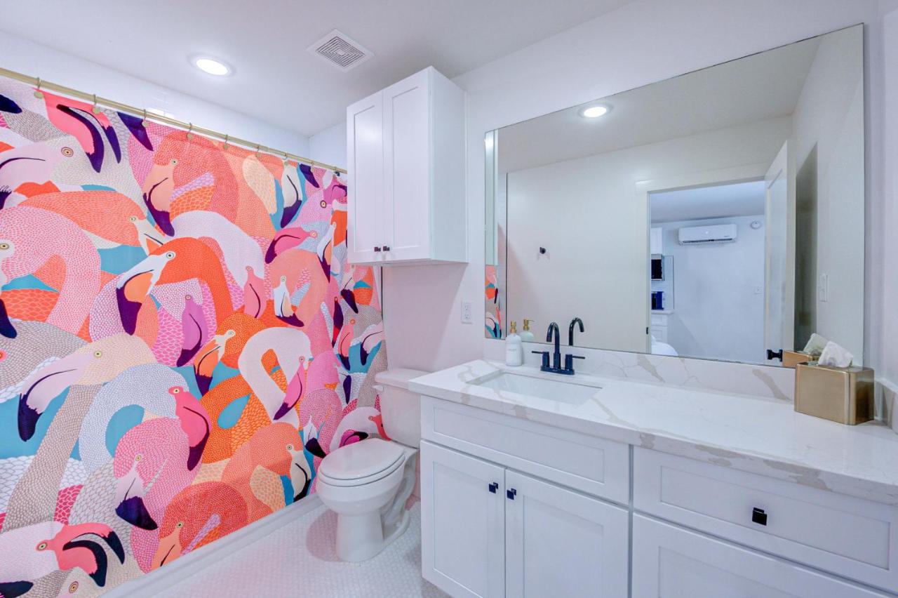 Pink Flamingo Studio Apartment Galveston Exterior foto